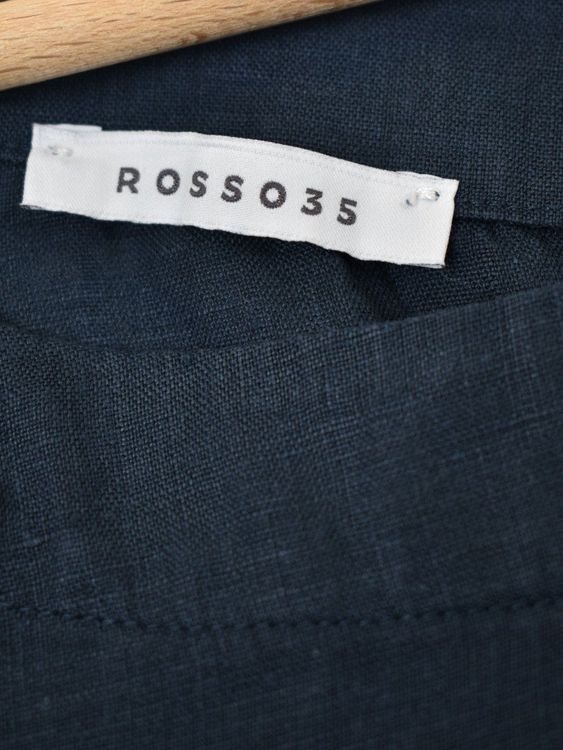 Rosso35 Top, Leinen, Gr.42/44, blau - Top - 2ND STORY