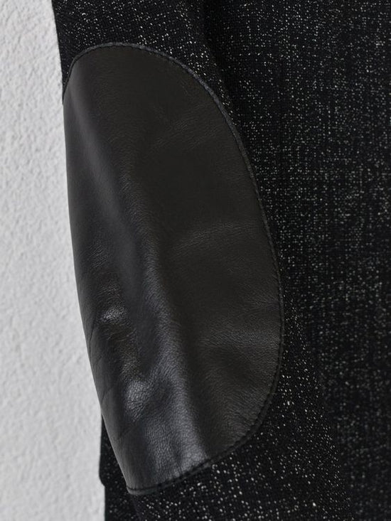Saint Laurent Blazer, schwarz meliert, Gr. FR 38 (34/36) - Blazer - 2ND STORY