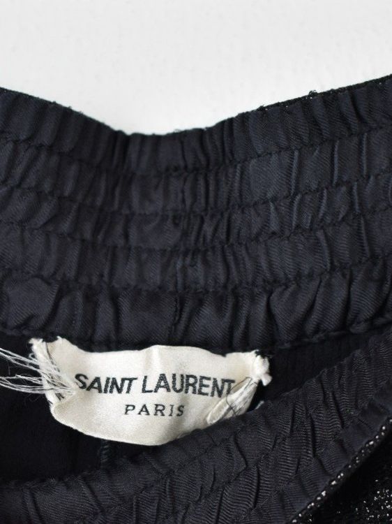 Saint Laurent Hose Gr.38, Viskose, Hochglanz-Finish - 6