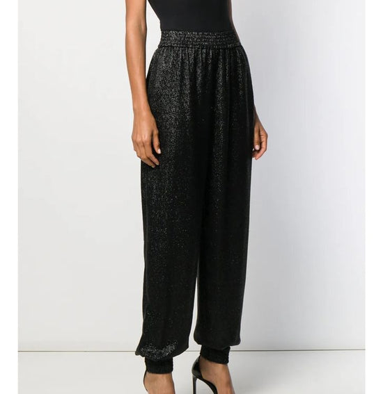 Saint Laurent Hose Gr.38, Viskose, Hochglanz-Finish - 7