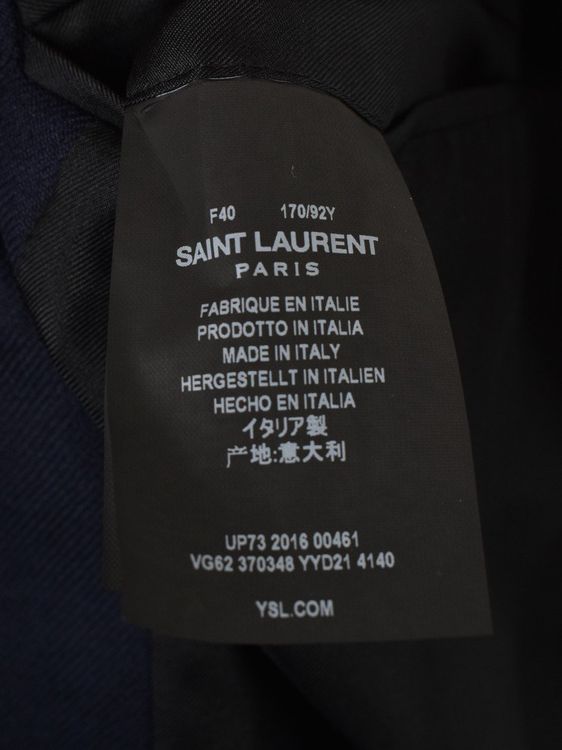 Saint Laurent Paris Blazer, blau, Gr.36/38 (FR40), neuwertig - Blazer - 2ND STORY