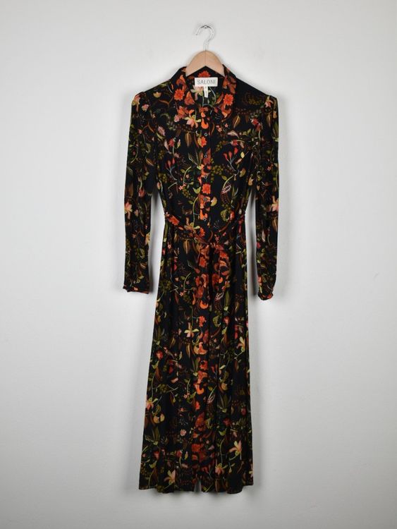Saloni "Vanessa B" Seidenkleid, Gr.36 (UK8/US4), neuwertig - Kleid - 2ND STORY