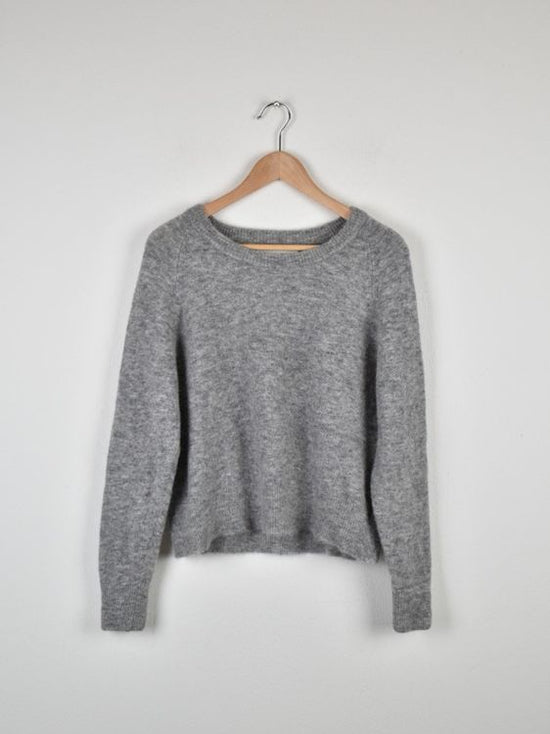 Samsøe Samsøe Pullover Gr.M, grau, mit Alpaka & Wolle