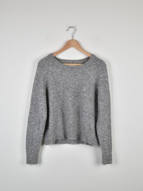 Samsøe Samsøe Pullover Gr.M, grau, mit Alpaka & Wolle