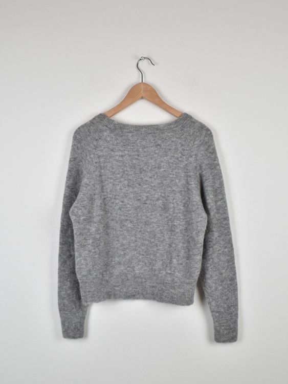 Samsøe Samsøe Pullover Gr.M, grau, mit Alpaka & Wolle