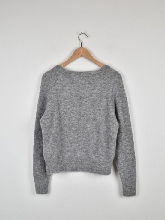 Samsøe Samsøe Pullover Gr.M, grau, mit Alpaka & Wolle