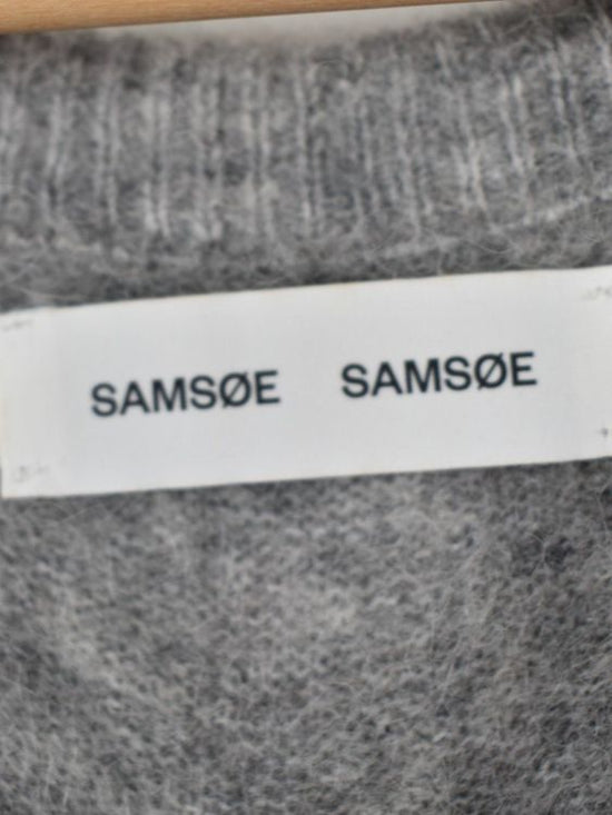 Samsøe Samsøe Pullover Gr.M, grau, mit Alpaka & Wolle