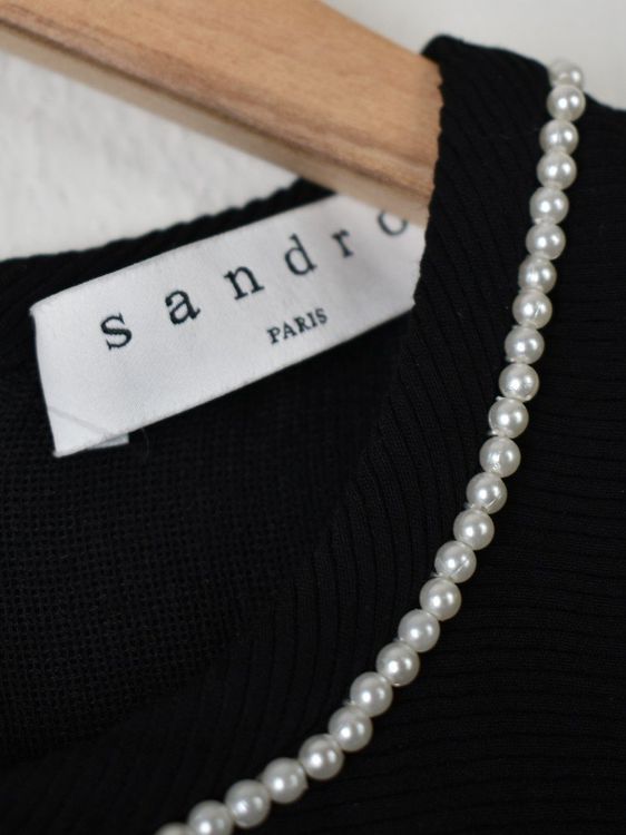 Sandro Paris Kleid, Gr.1 (34), mit Perlen - Kleid - 2ND STORY
