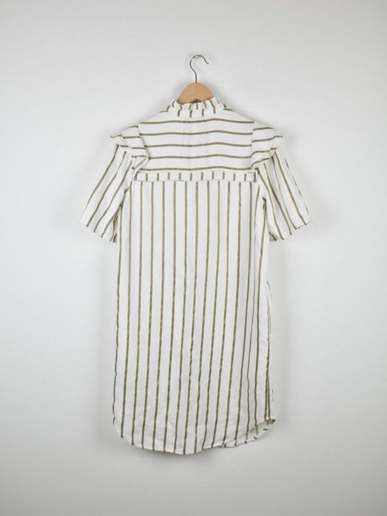 Scotch & Soda Hemdkleid Gr.M, Lyocell & Leinen