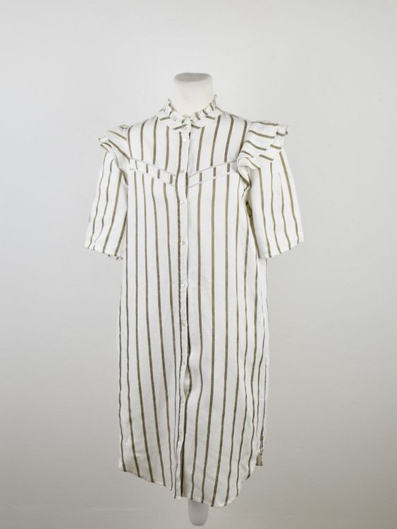 Scotch & Soda Hemdkleid Gr.M, Lyocell & Leinen