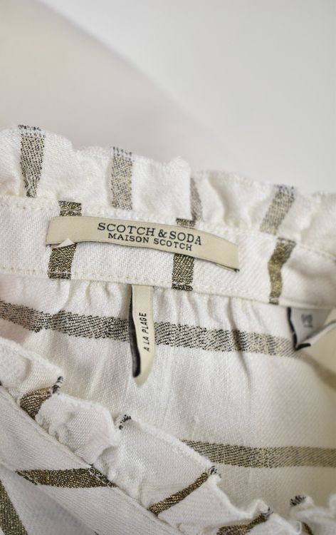 Scotch & Soda Hemdkleid Gr.M, Lyocell & Leinen