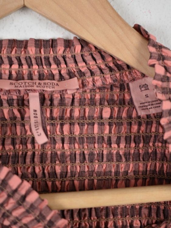 Scotch & Soda Kleid, Seersucker, Gr.S