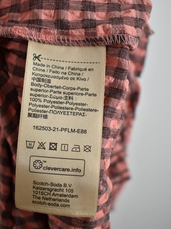 Scotch & Soda Kleid, Seersucker, Gr.S