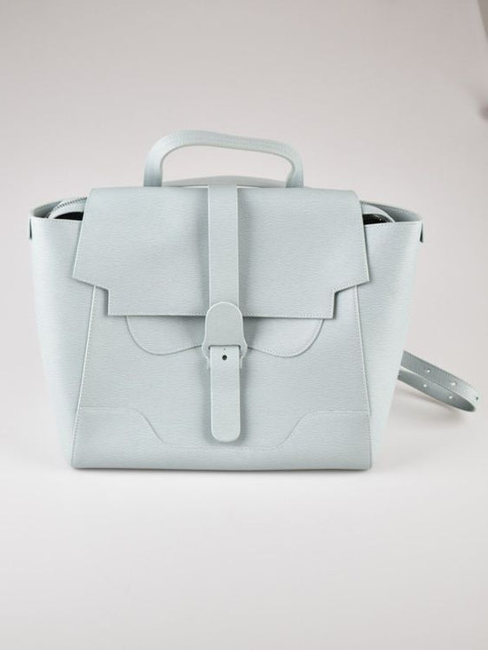 Senreve Maestra Tasche, Kaviar-Kalbsleder, eisblau