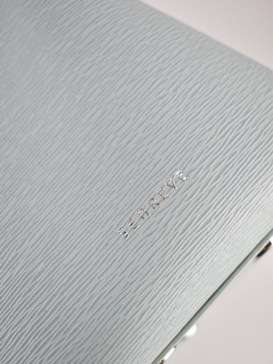 Senreve Maestra Tasche, Kaviar-Kalbsleder, eisblau