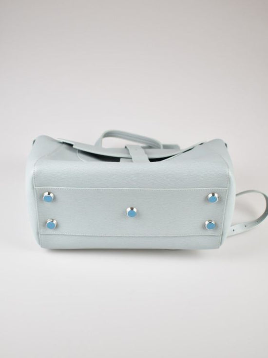 Senreve Maestra Tasche, Kaviar-Kalbsleder, eisblau