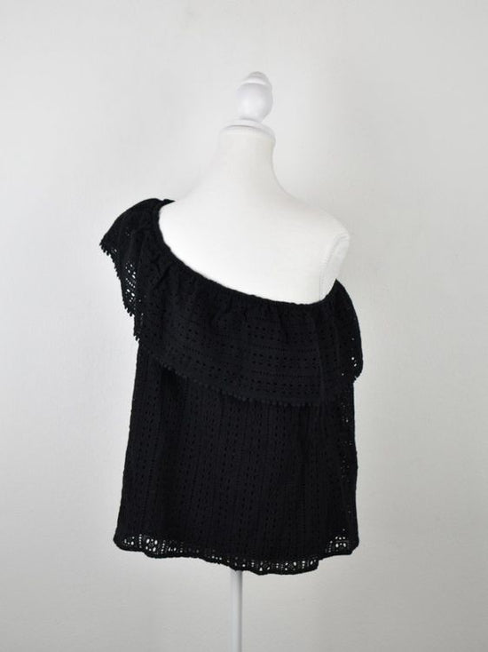 Sézane Bluse "Adelie", one shoulder, Gr.42, neuwertig - Bluse - 2ND STORY