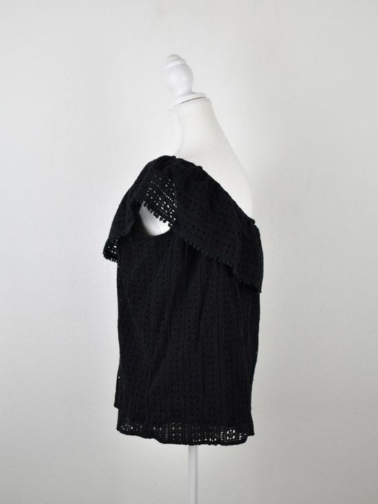Sézane Bluse "Adelie", one shoulder, Gr.42, neuwertig - Bluse - 2ND STORY