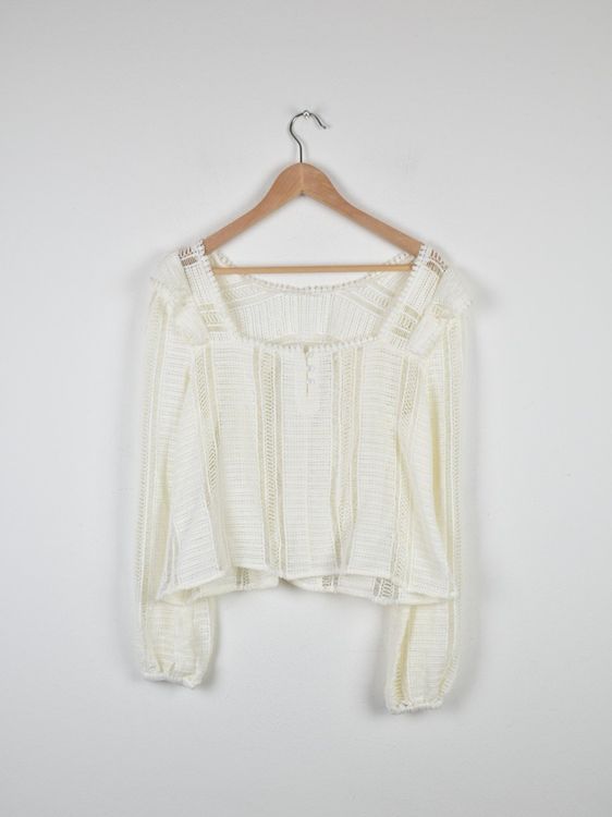 Sézane Bluse Gr.42, offwhite, neuwertig