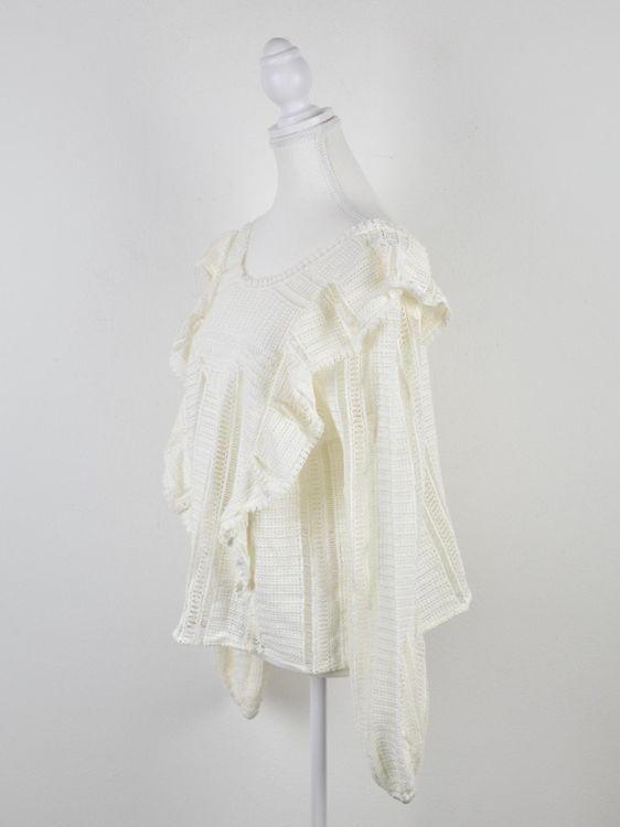 Sézane Bluse Gr.42, offwhite, neuwertig