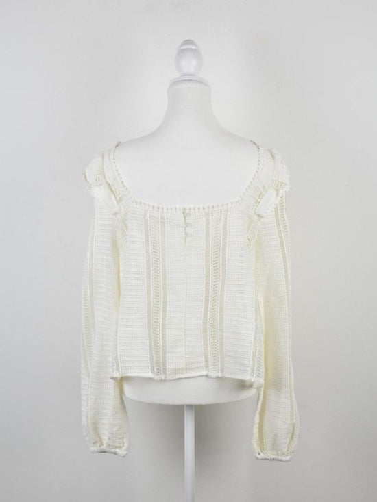 Sézane Bluse Gr.42, offwhite, neuwertig