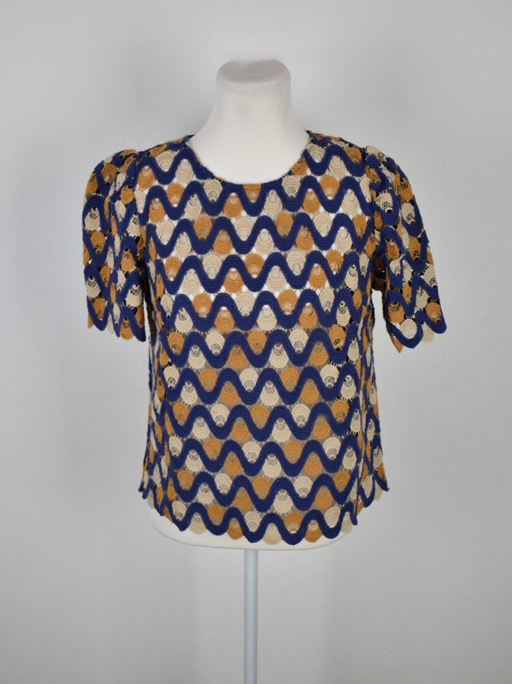 Sézane Häkelshirt Gr.38 (40)