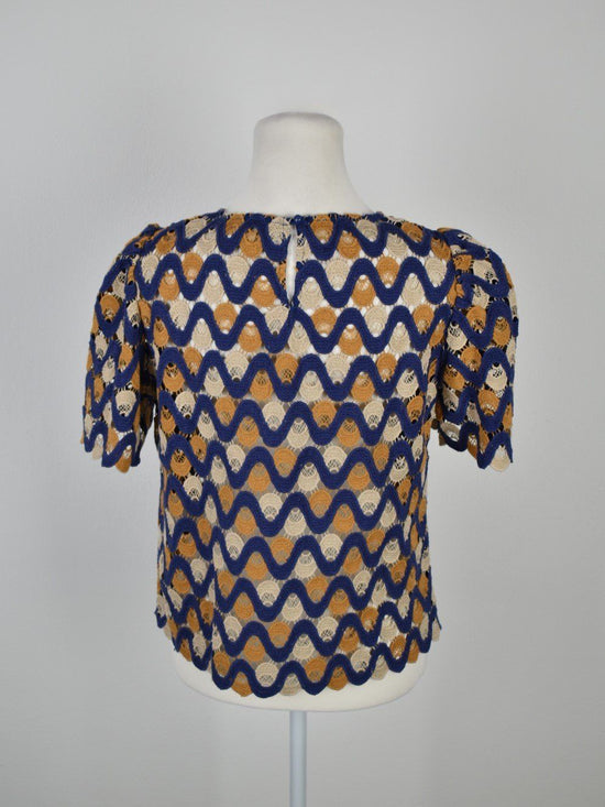 Sézane Häkelshirt Gr.38 (40)