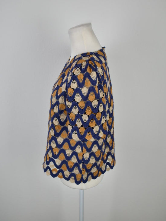 Sézane Häkelshirt Gr.38 (40)
