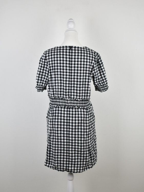 Sézane Kleid, Gr.42 (40), kariert, 100% Baumwolle