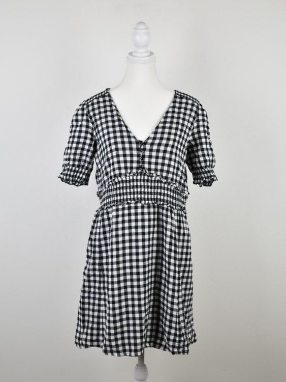 Sézane Kleid, Gr.42 (40), kariert, 100% Baumwolle