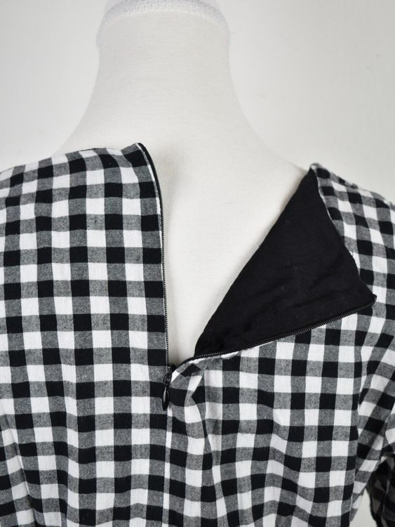 Sézane Kleid, Gr.42 (40), kariert, 100% Baumwolle