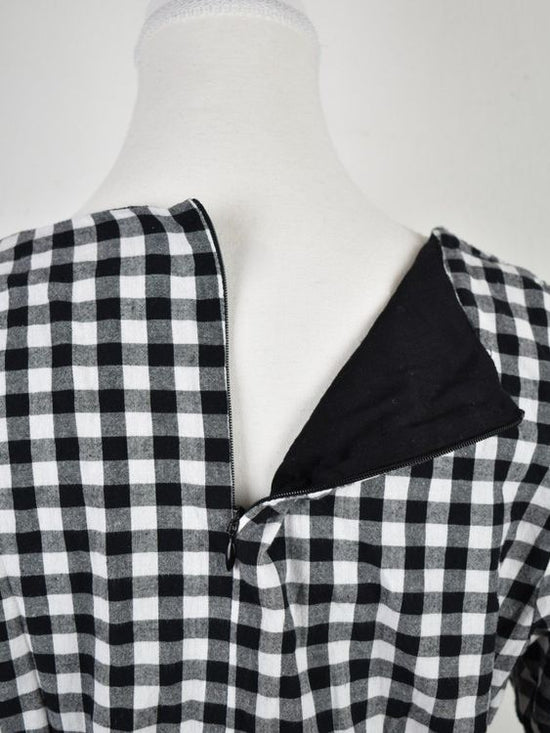 Sézane Kleid, Gr.42 (40), kariert, 100% Baumwolle