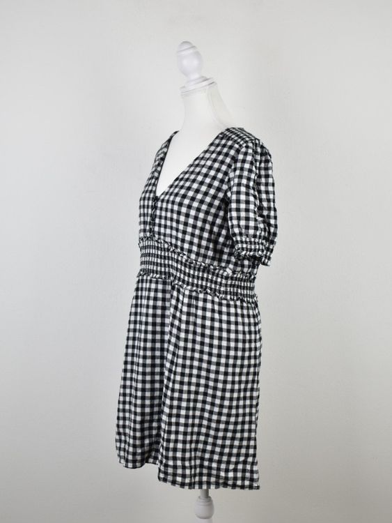 Sézane Kleid, Gr.42 (40), kariert, 100% Baumwolle