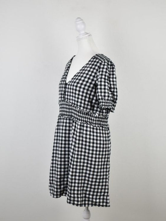 Sézane Kleid, Gr.42 (40), kariert, 100% Baumwolle