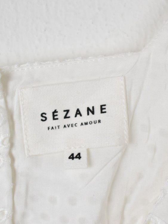 Sézane Top, Gr.44, offwhite, neuwertig, 100% Viskose - Top - 2ND STORY