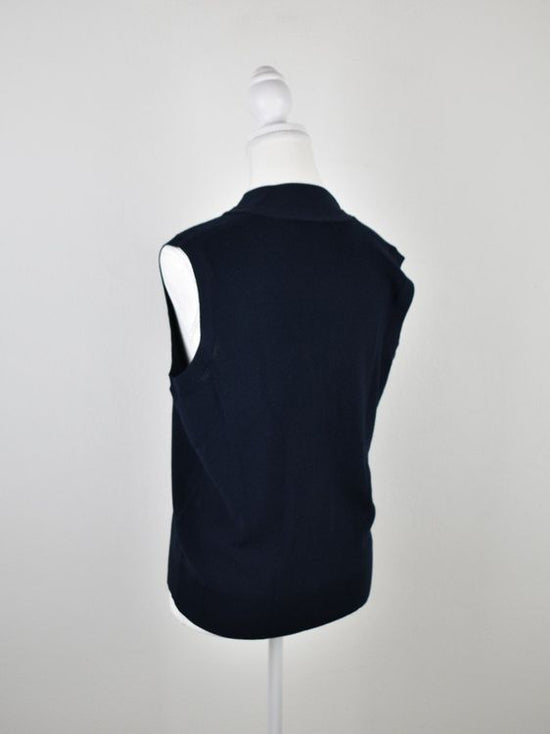 Someday Strick Gilet Gr.38, dunkelblau, neuwertig
