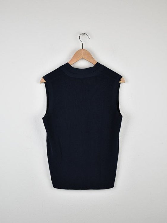 Someday Strick Gilet Gr.38, dunkelblau, neuwertig