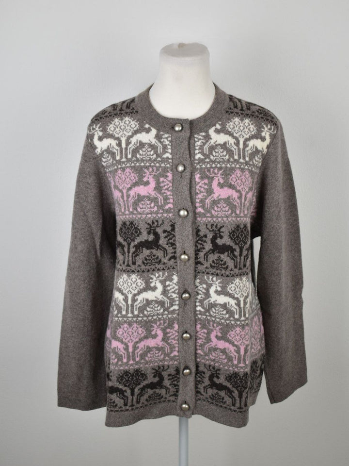 Steffner Strickjacke Gr.46 100% Lammwolle