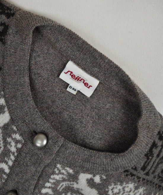 Steffner Strickjacke Gr.46 100% Lammwolle