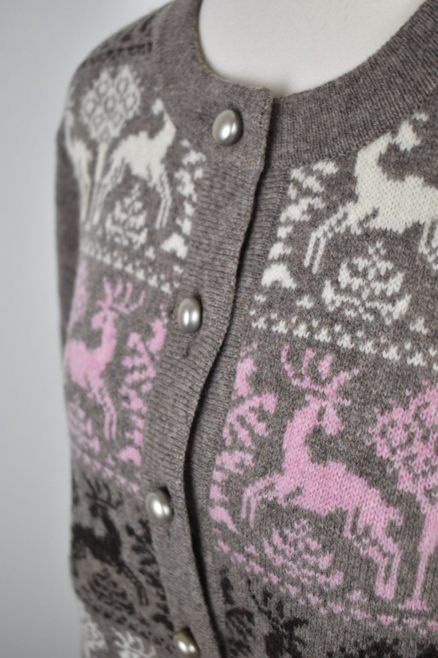 Steffner Strickjacke Gr.46 100% Lammwolle