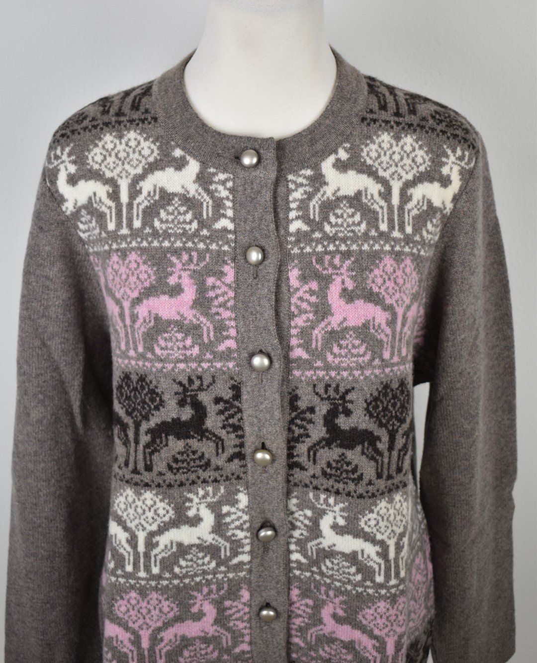Steffner Strickjacke Gr.46 100% Lammwolle