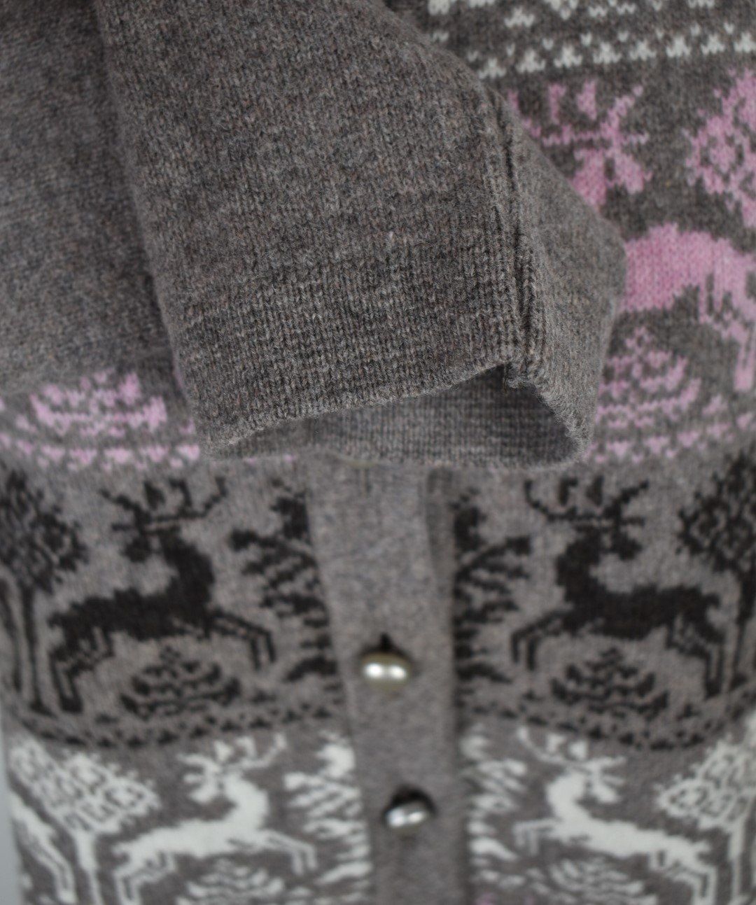 Steffner Strickjacke Gr.46 100% Lammwolle