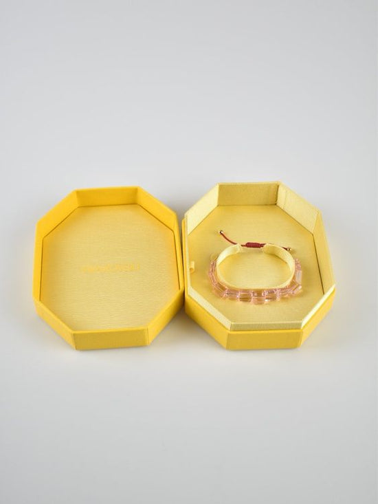 Swarovski Armband "Letra" rosa, verstellbar - 2ND STORY