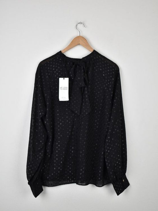 Taifun Bluse Gr.42, neu mit Etikett, schwarz - Bluse - 2ND STORY