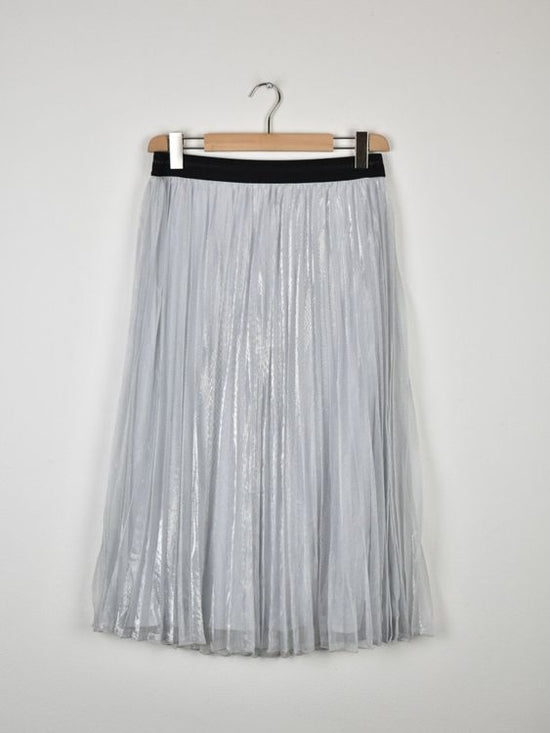 Taifun Plissee Rock, silber, Gr.40, neu mit Etikett - Rock - 2ND STORY