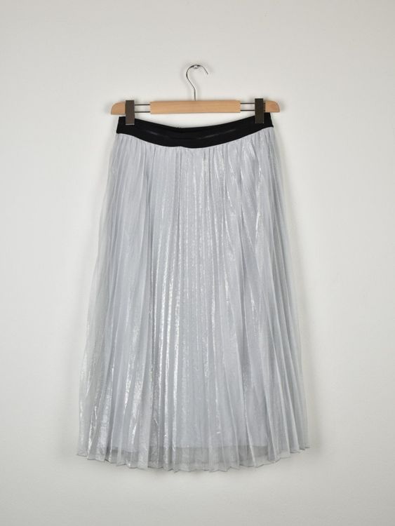 Taifun Plissee Rock, silber, Gr.42, neu mit Etikett - Rock - 2ND STORY