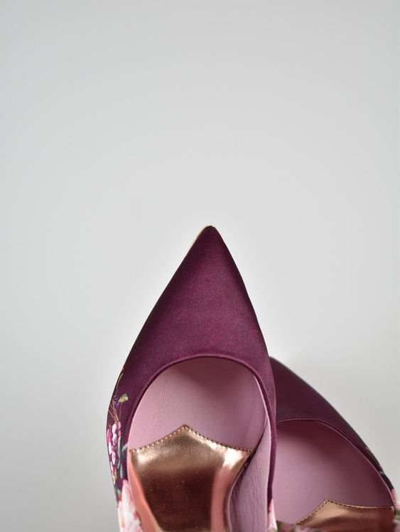 Ted Baker High Heels / Pumps Gr.38, Satinoptik, neuwertig - 2ND STORY