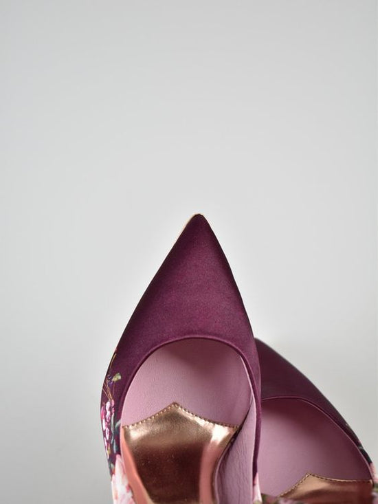 Ted Baker High Heels / Pumps Gr.38, Satinoptik, neuwertig - 2ND STORY