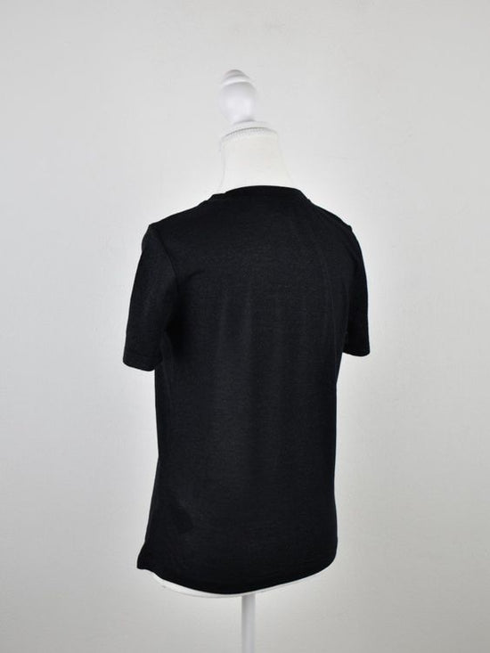 Ted Baker T-Shirt, schwarz/Glitzer Gr.36, 70% Viskose | 2ND STORY 