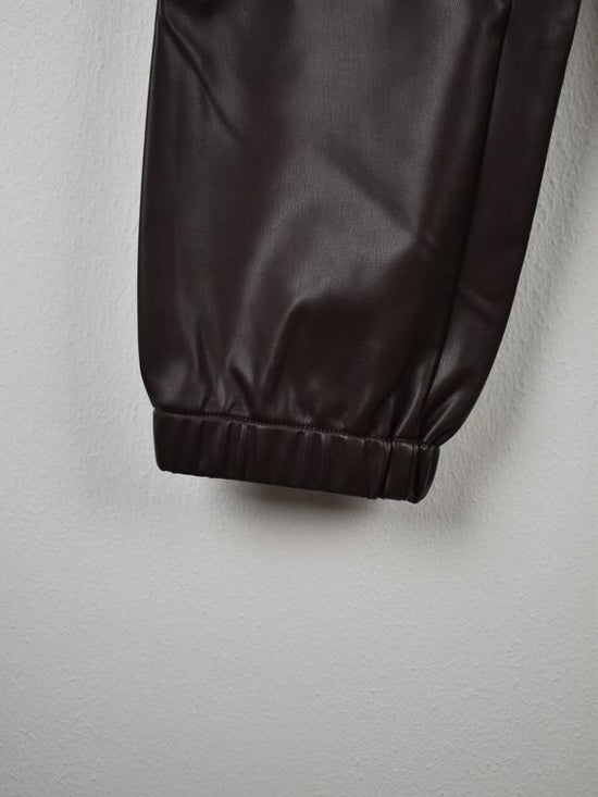 Theory Kunstlederhose Gr.L, braun, neuwertig - 5